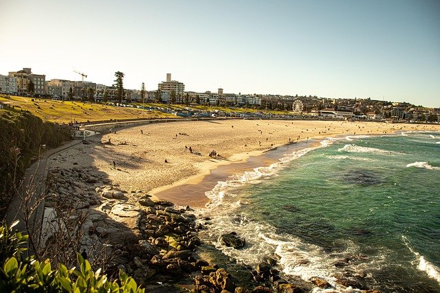 Sunny southern European coastline offering mild winter weather and few crowds