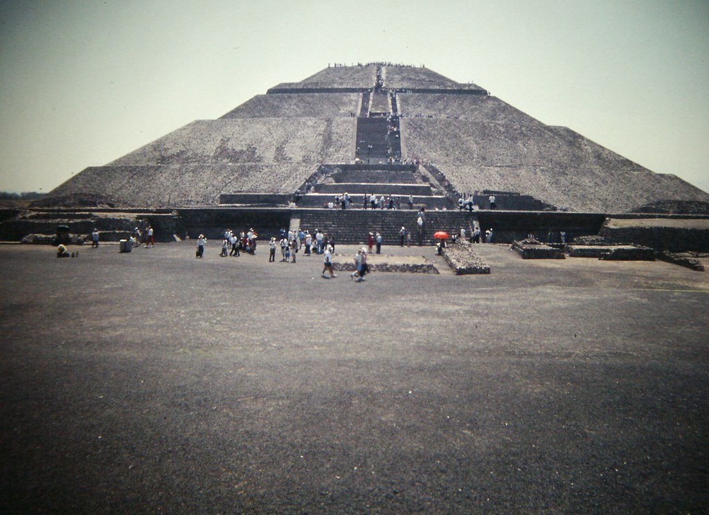 The Pyramid of the Sun at Teotihuacan near Mexico City