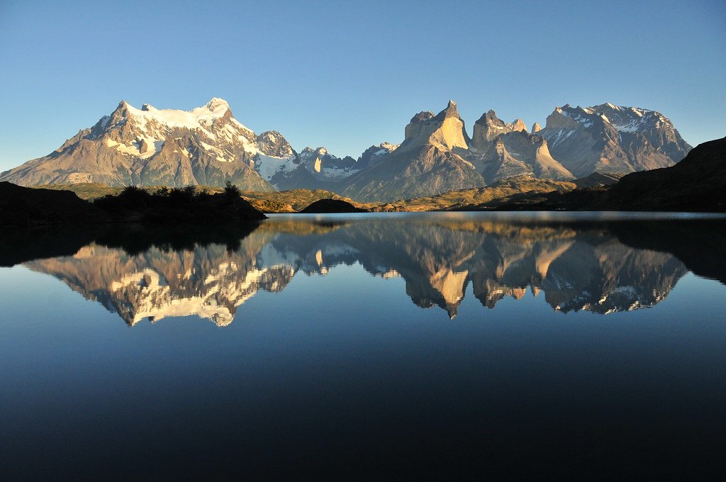 The granite towers of Torres del Paine in Chilean Patagonia