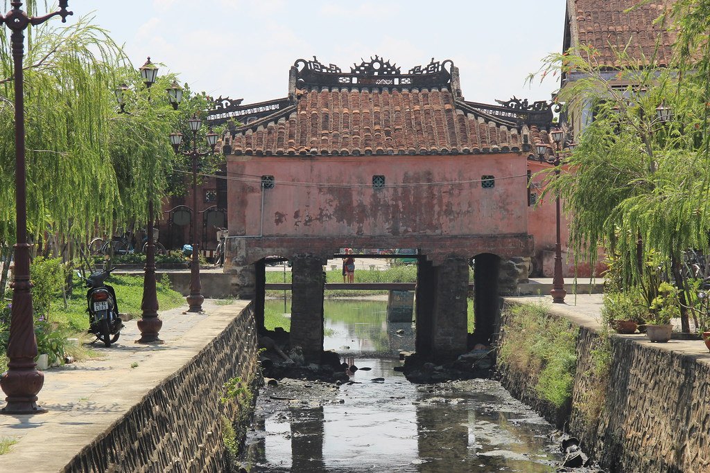 The Japanese Covered Bridge in Hoi An old town, Vietnam